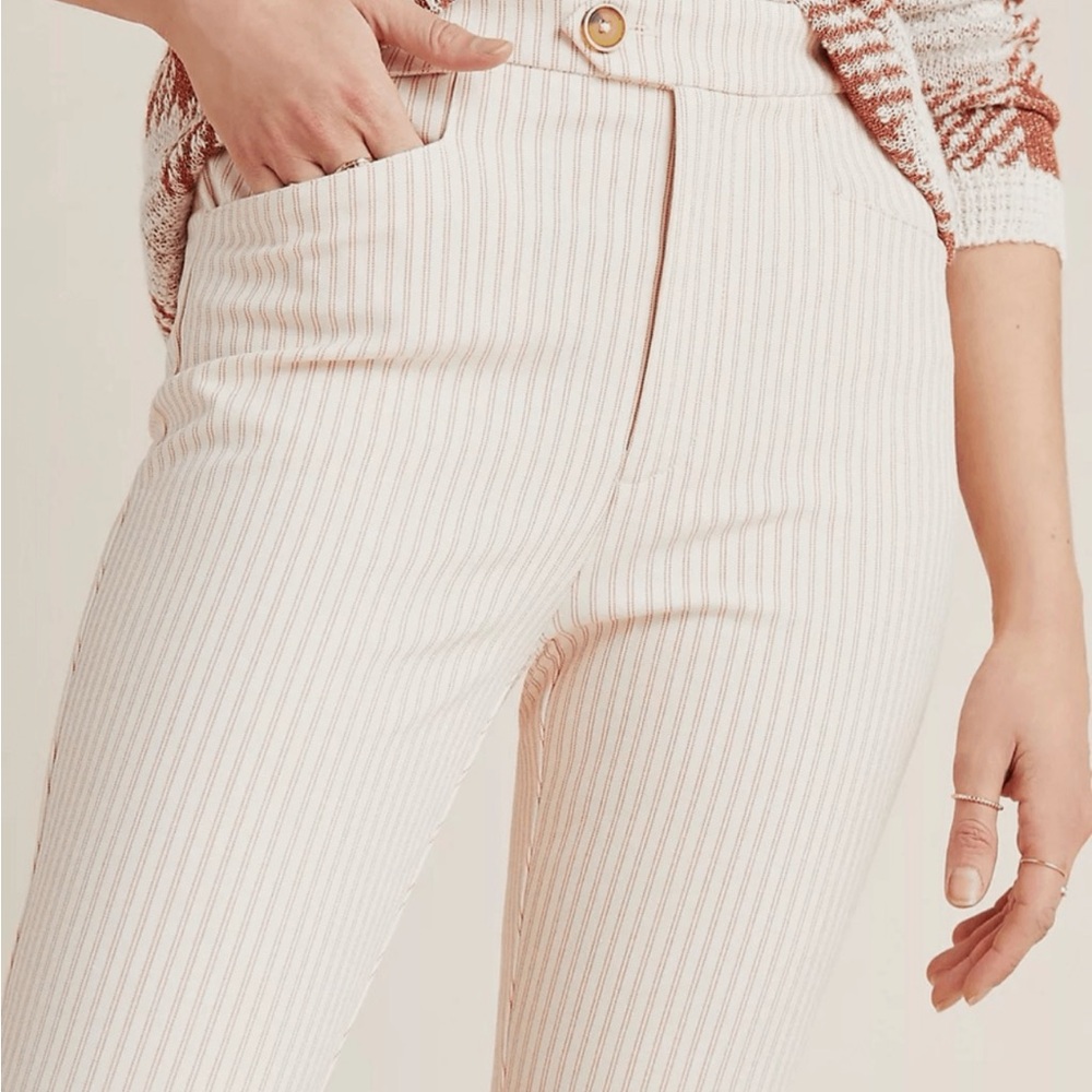 Anthropologie The Essential Pinstriped Trousers